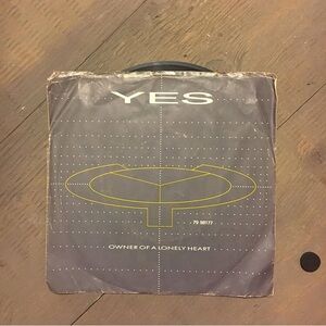 1983 YES 45 vinyl record